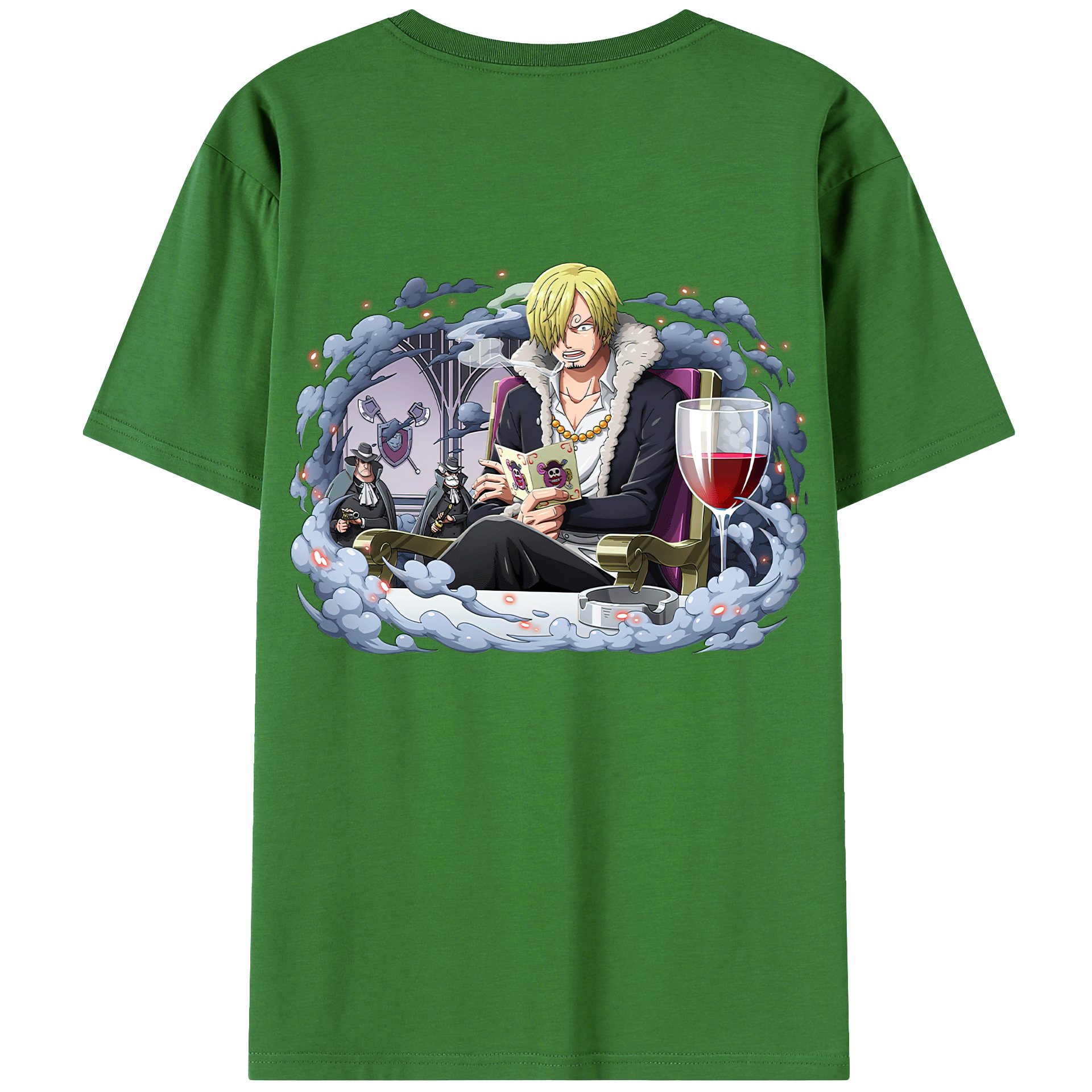 （画像用） ワンピース サンジ ONE PIECE Sanji レディース半袖Tシャツ(バックプリント)
